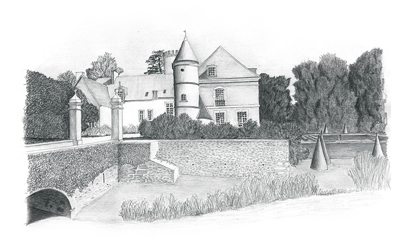 Illustration - Château de PESSELIERES - Benoit de CHOULOT - Arborescence